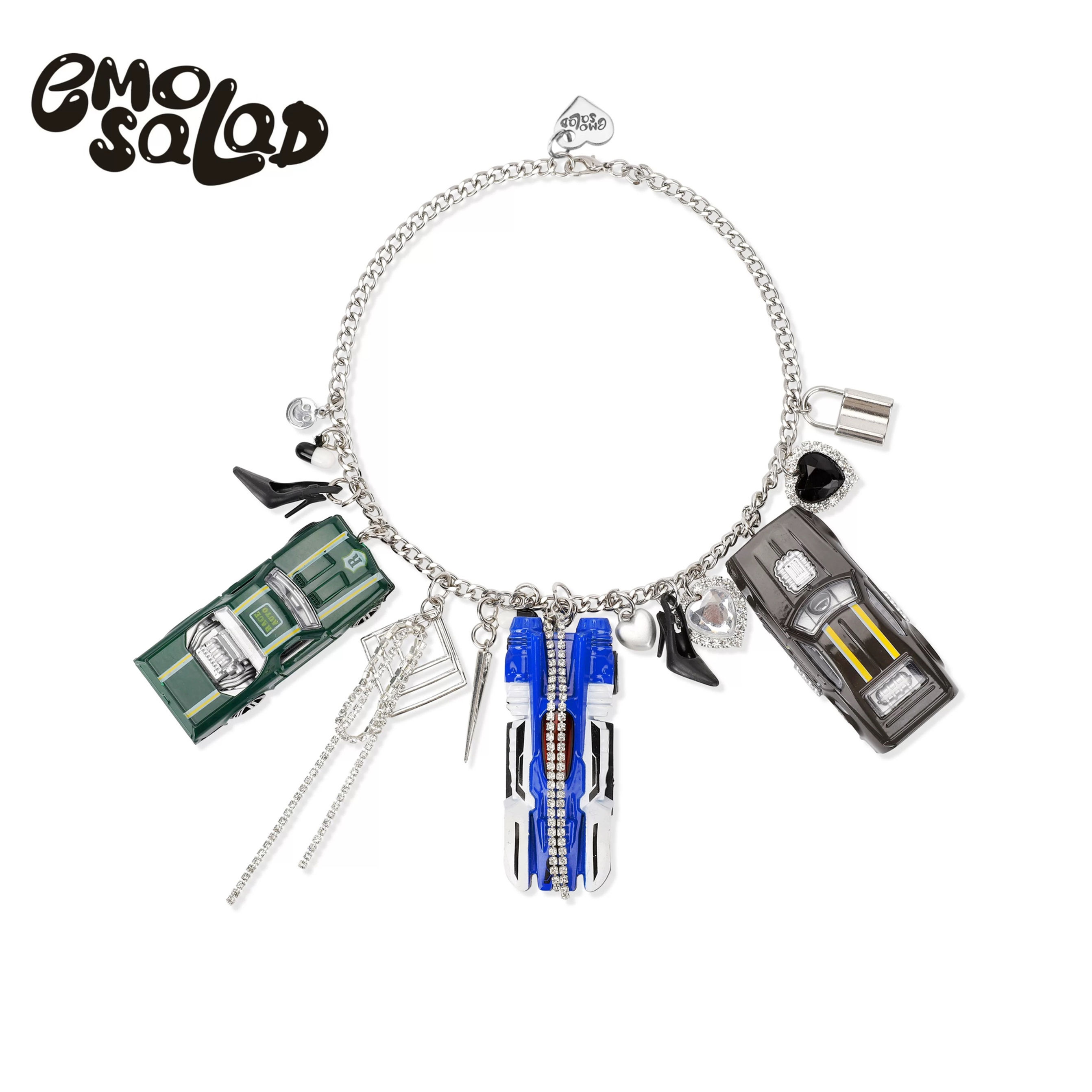 Cars Necklace(green/blue/brown)