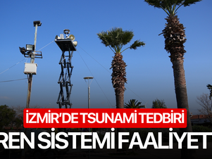 İzmir'de tsunami alarmı! Sahile mobil siren sistemleri kuruldu