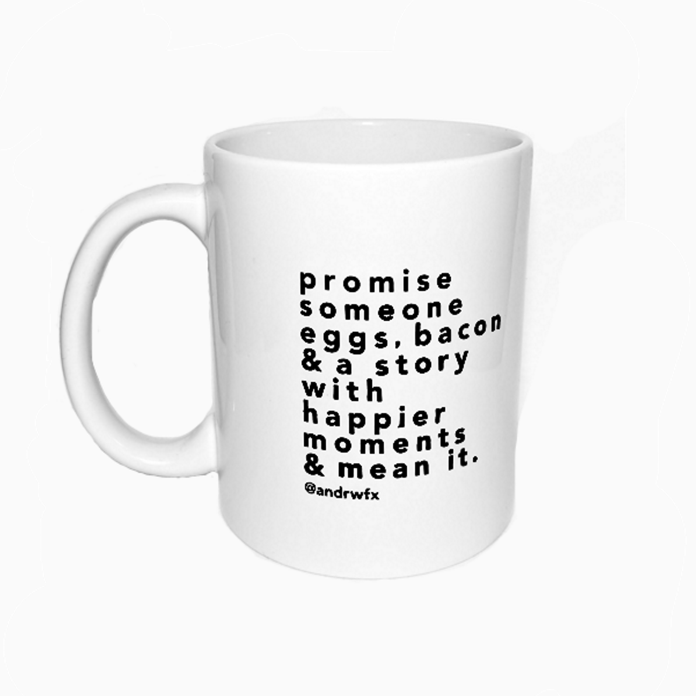 HAPPIER MOMENTS MUG by andrw fx