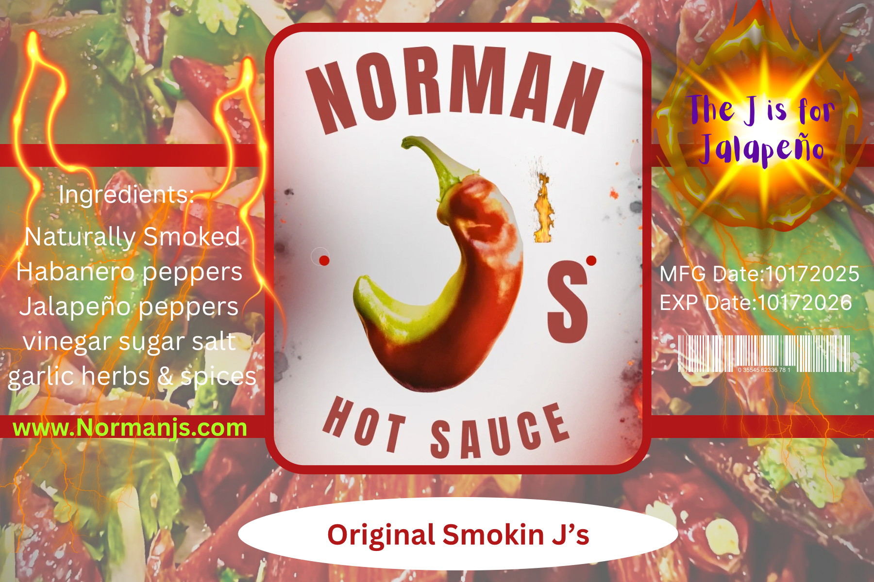 Original Smokin J's Hot Sauce