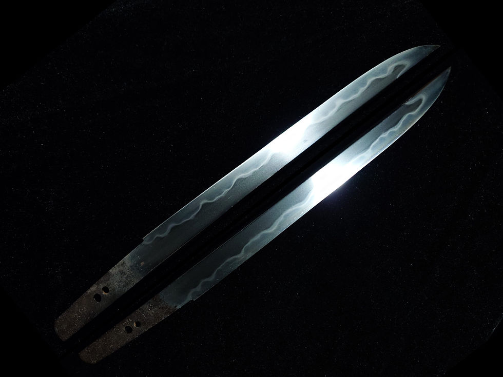 Thumbnail: Signed 祐義 Meiji era IJN Officer Dagger with Ray Skin Scabbard