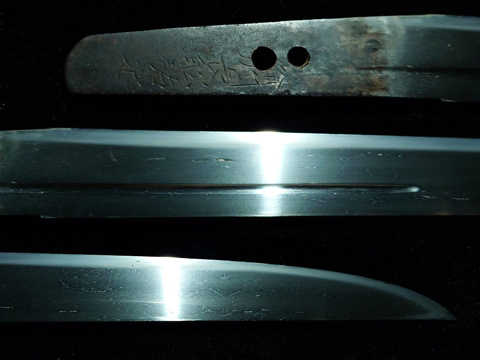 Thumbnail: Muromachi era Signed 備州長船祐定 IJN Officer Large Dagger