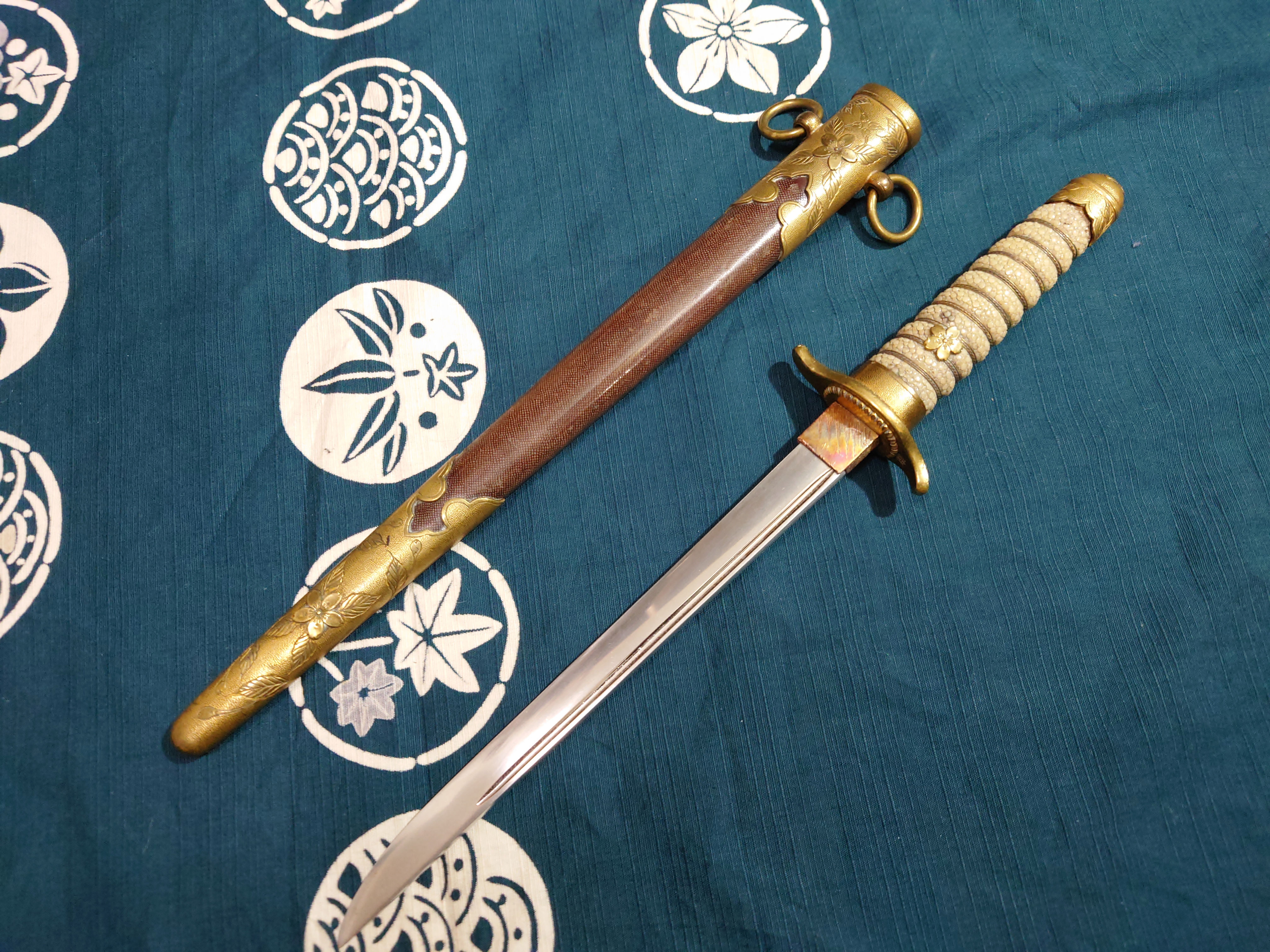 Shark Skin Imperial Japanese Navy Officer Dagger