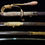 Miniature : Set of IJN Officer Dagger and Saber with Shark Skin Scabbard