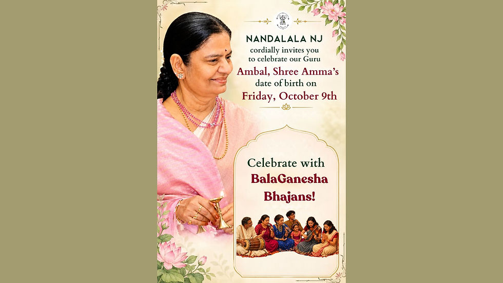 Ambal Shree Amma's Birthday Celebration