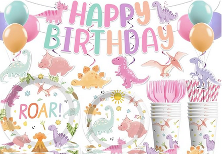 Best Dinosaur Birthday Party Ideas + Amazon Decorations, Games & Supplies