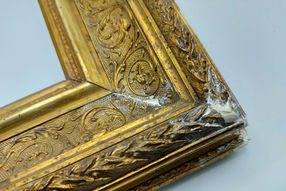 Restaurering av förgylld ram