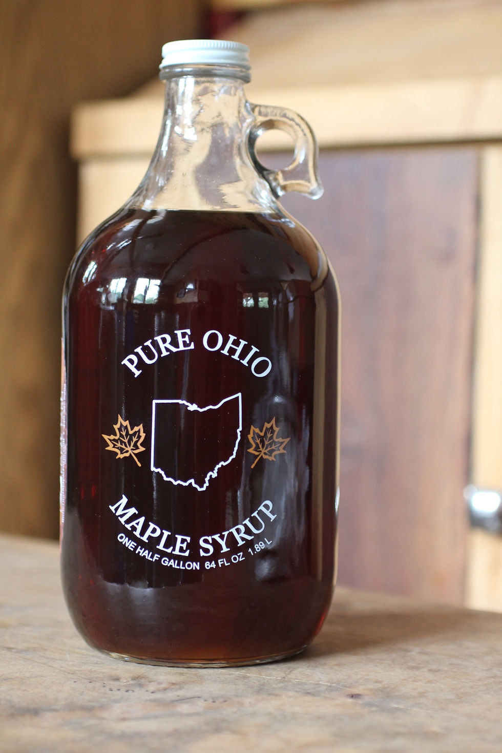 Thumbnail: Maple Syrup Glass Jug