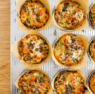 Maple Sausage & Egg Muffins
