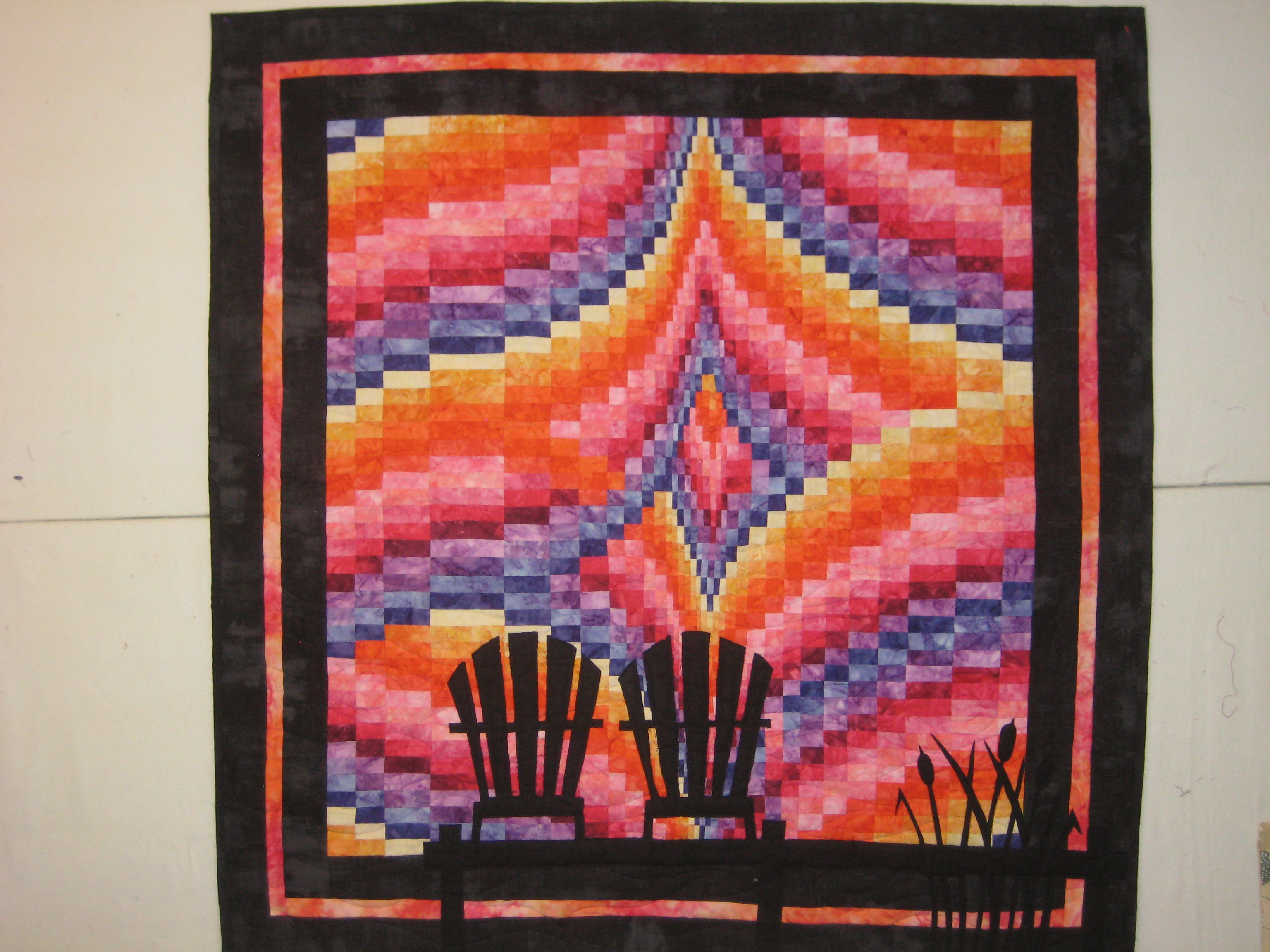 Bargello - Summer Sunset Wall Hanging