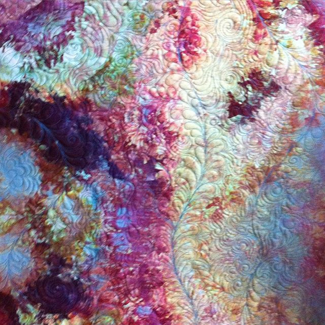 Quilted Snow Dye