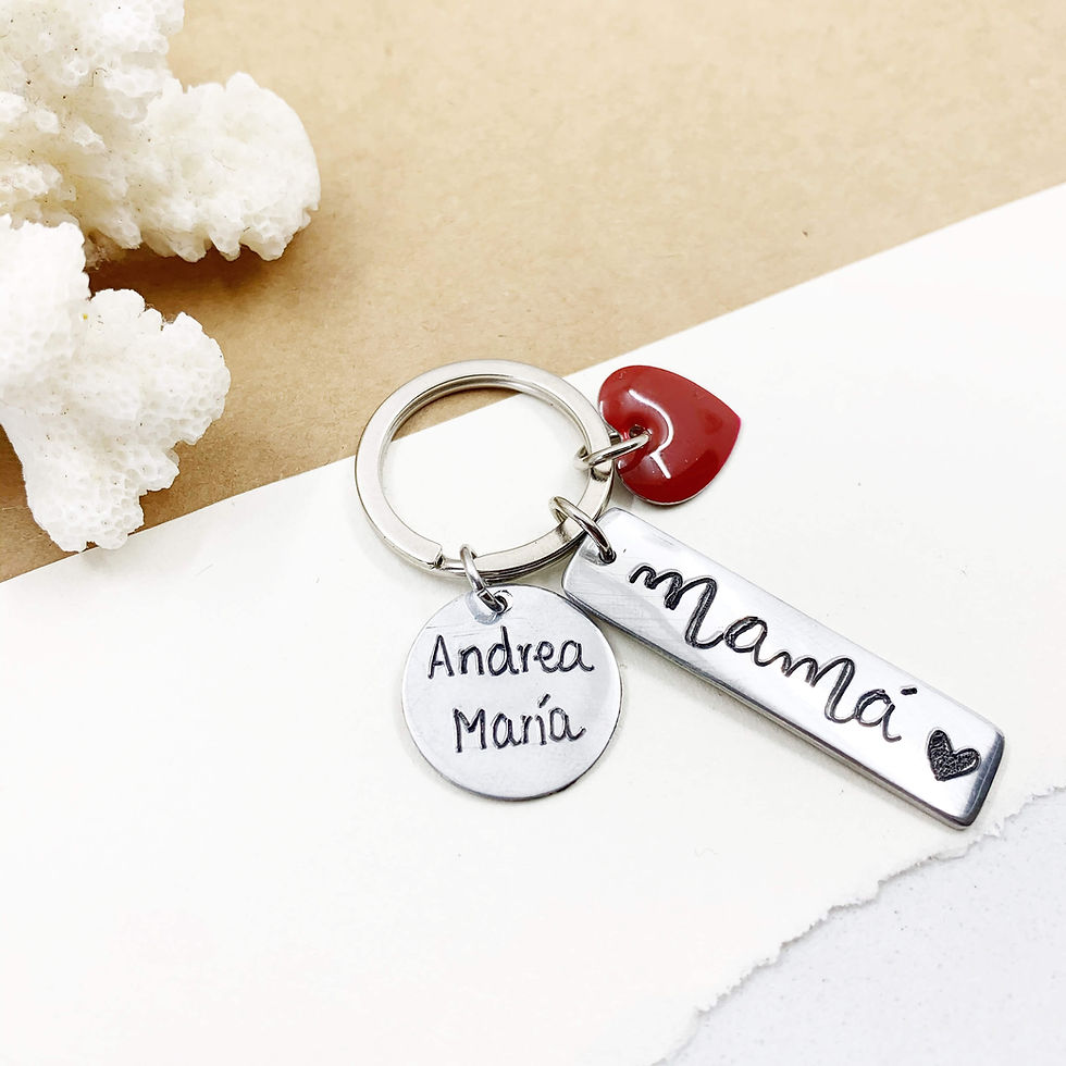 llavero personalizado de aluminio para mamás