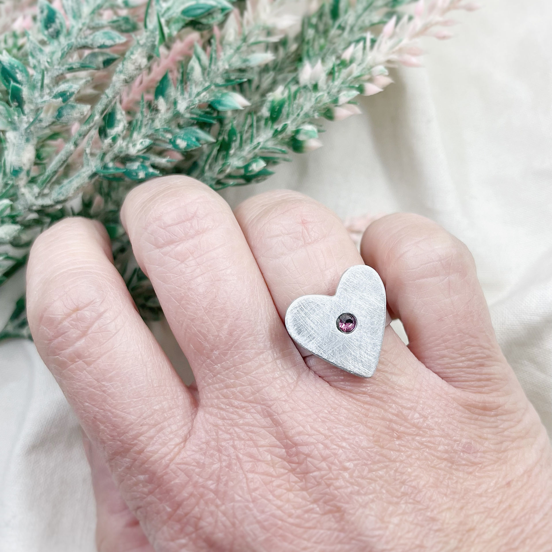 anillo corazón san valentin