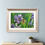 Thumbnail: Bee on a Lavender Flower Watercolor Painting Print