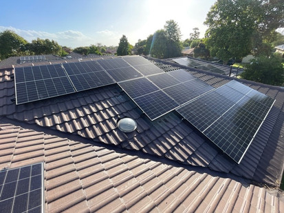 Solahart Solar Power PV system installed
