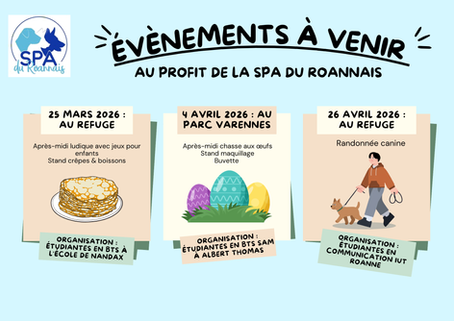 Évènements à venir