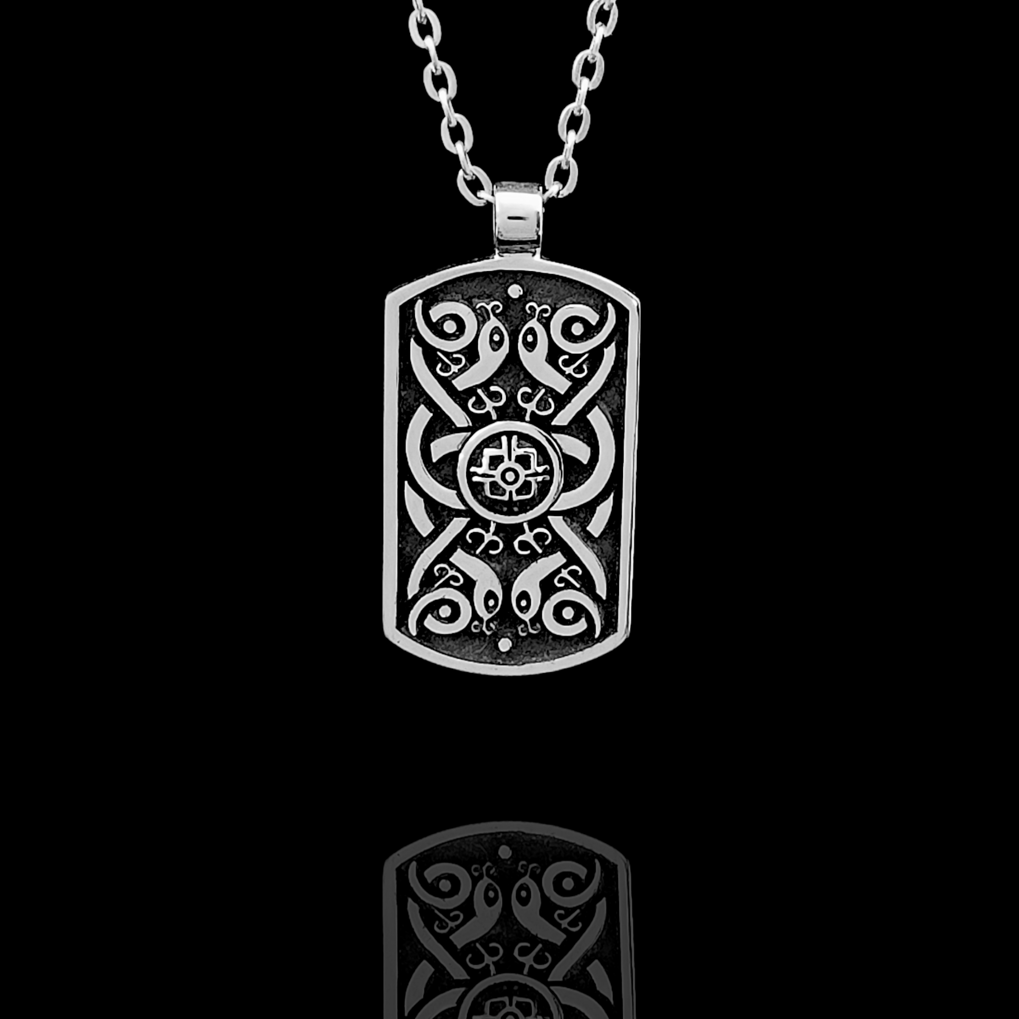 Celtic Shield Dogtag Pendant
