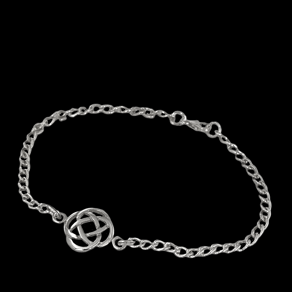 Thumbnail: Celtic Knot Bracelet with Gemstone