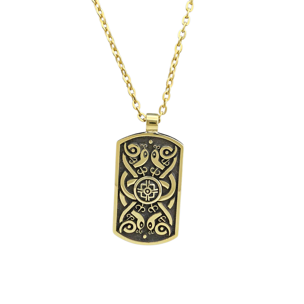 Thumbnail: Celtic Shield Dogtag Pendant