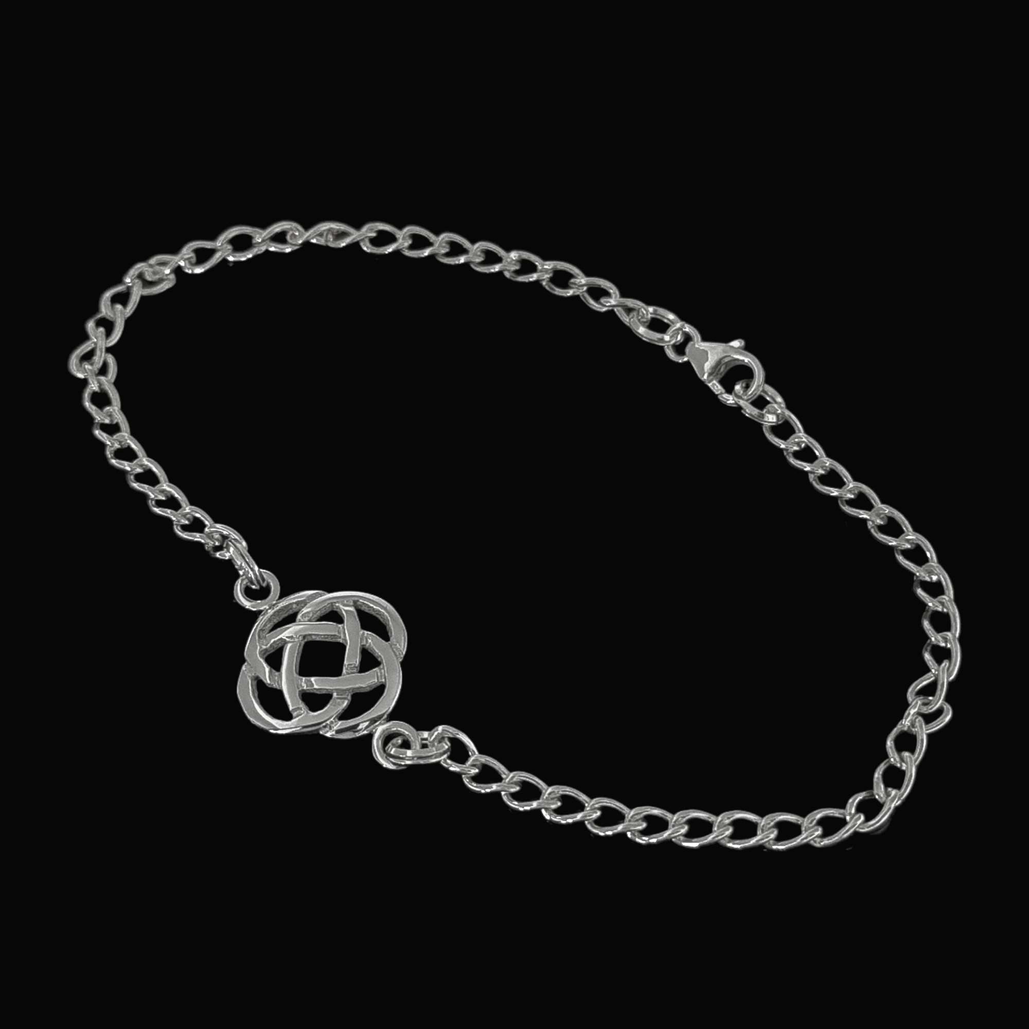 Celtic Knot Bracelet with Gemstone