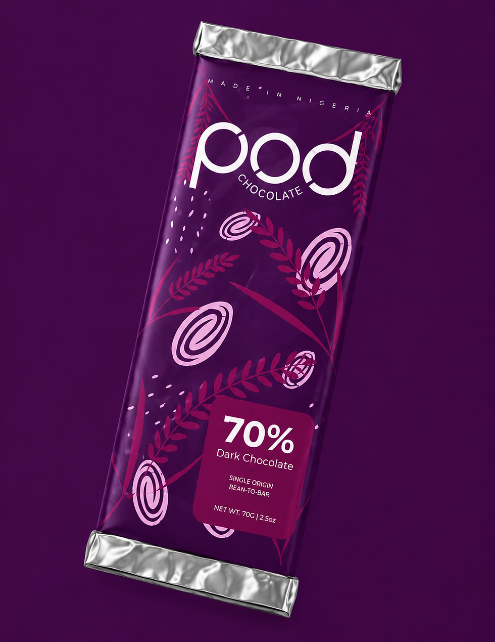 POD chocolate bar
