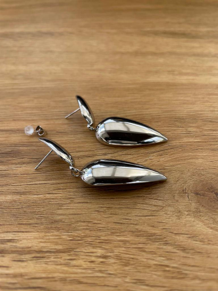 Miniature : Boucles d'oreilles acier inoxydable  