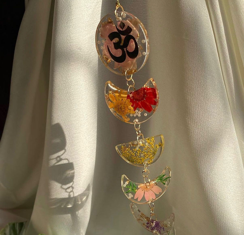 Thumbnail: Daisy Moon Phases Wall Hanging