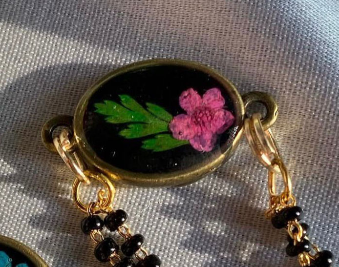 Thumbnail: Double Bloom Evil Eye Bracelet