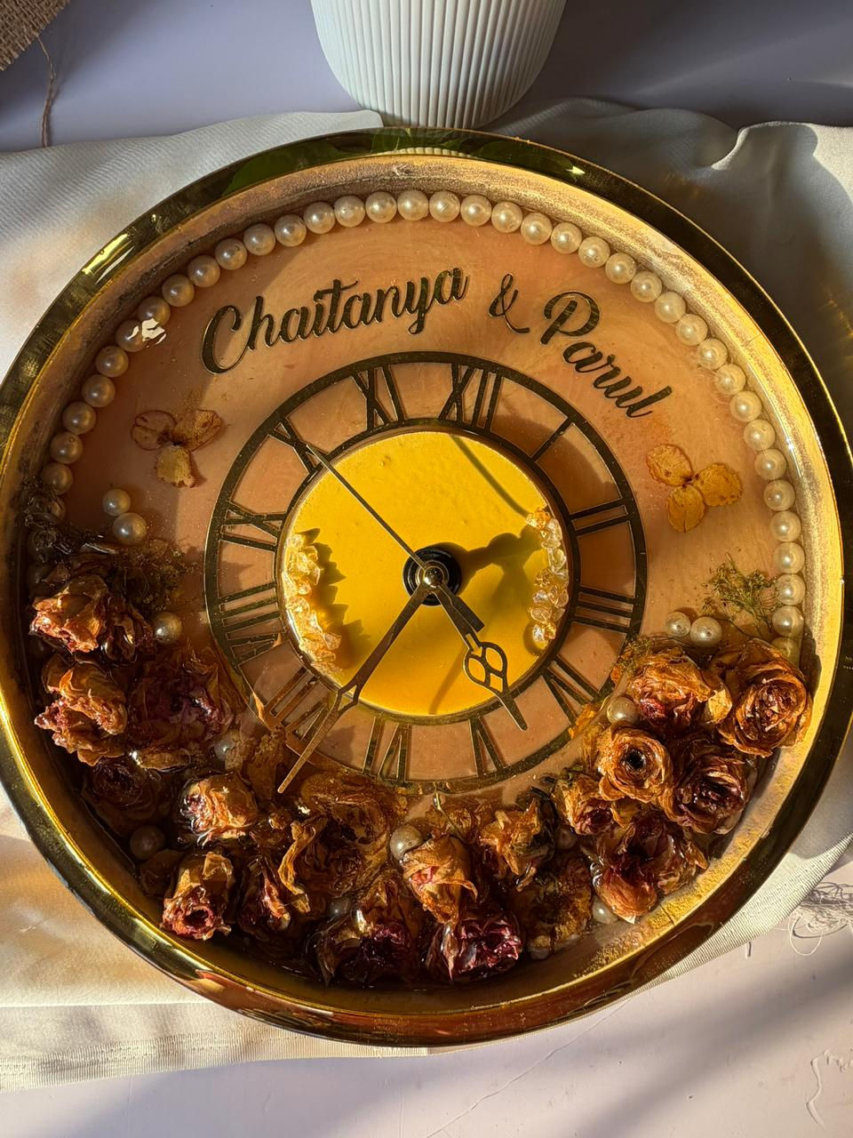 Varmala Wall Clock & Fridge Magnet