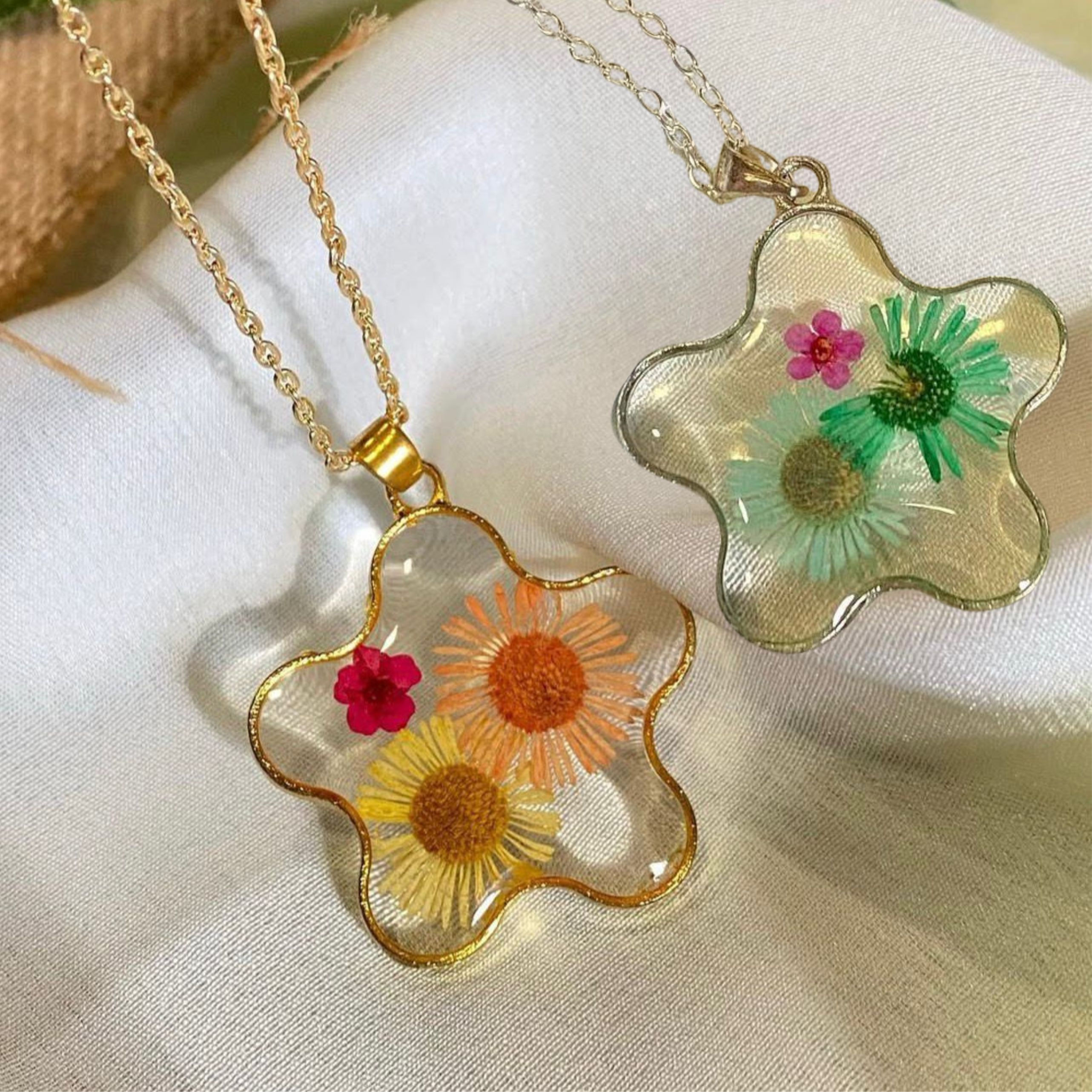 Trio Bloom Pendants