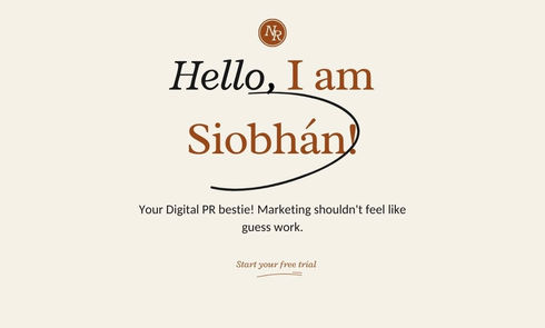 NuaReach landing page