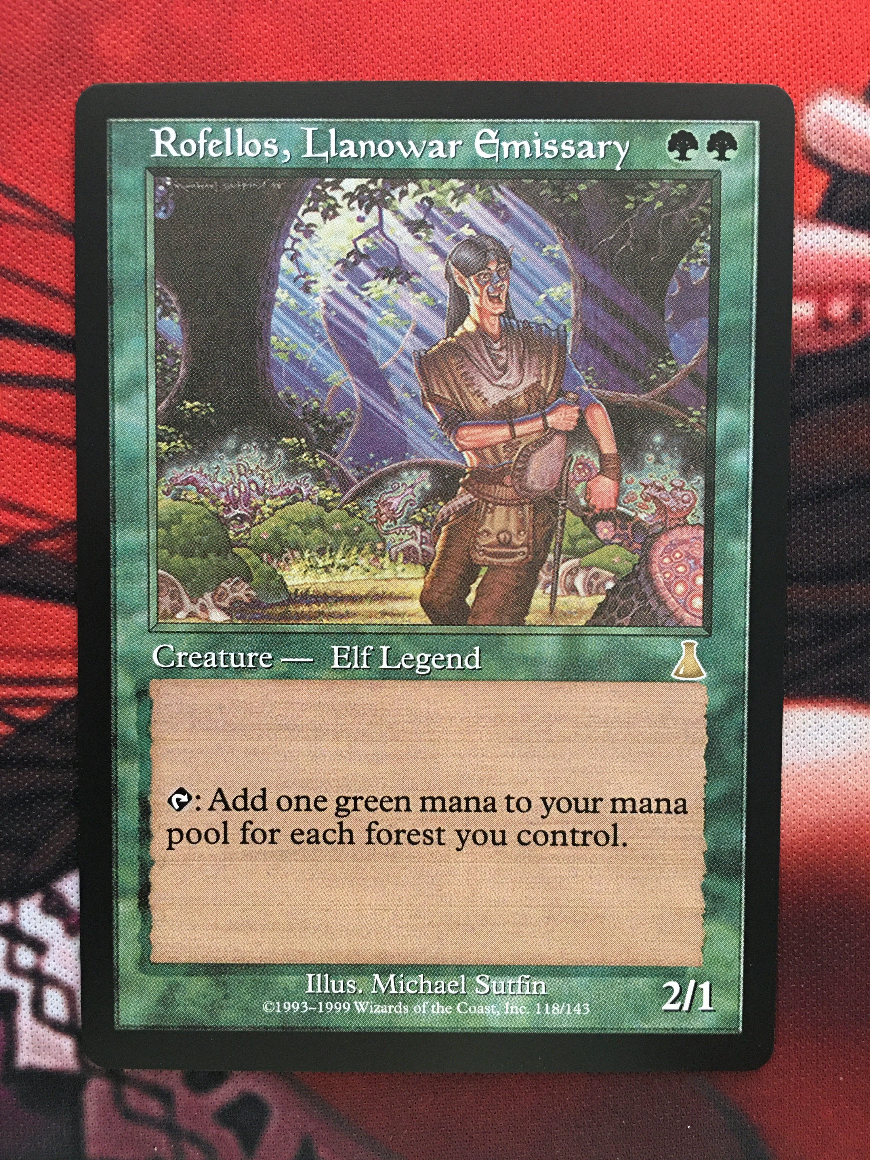 Rofellos, Llanowar Emissary / Rofellos, Emissário de Llanowar