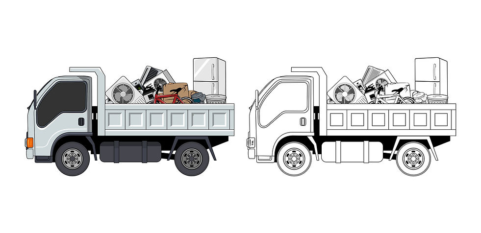 Nos camion pour ramasser encombrant