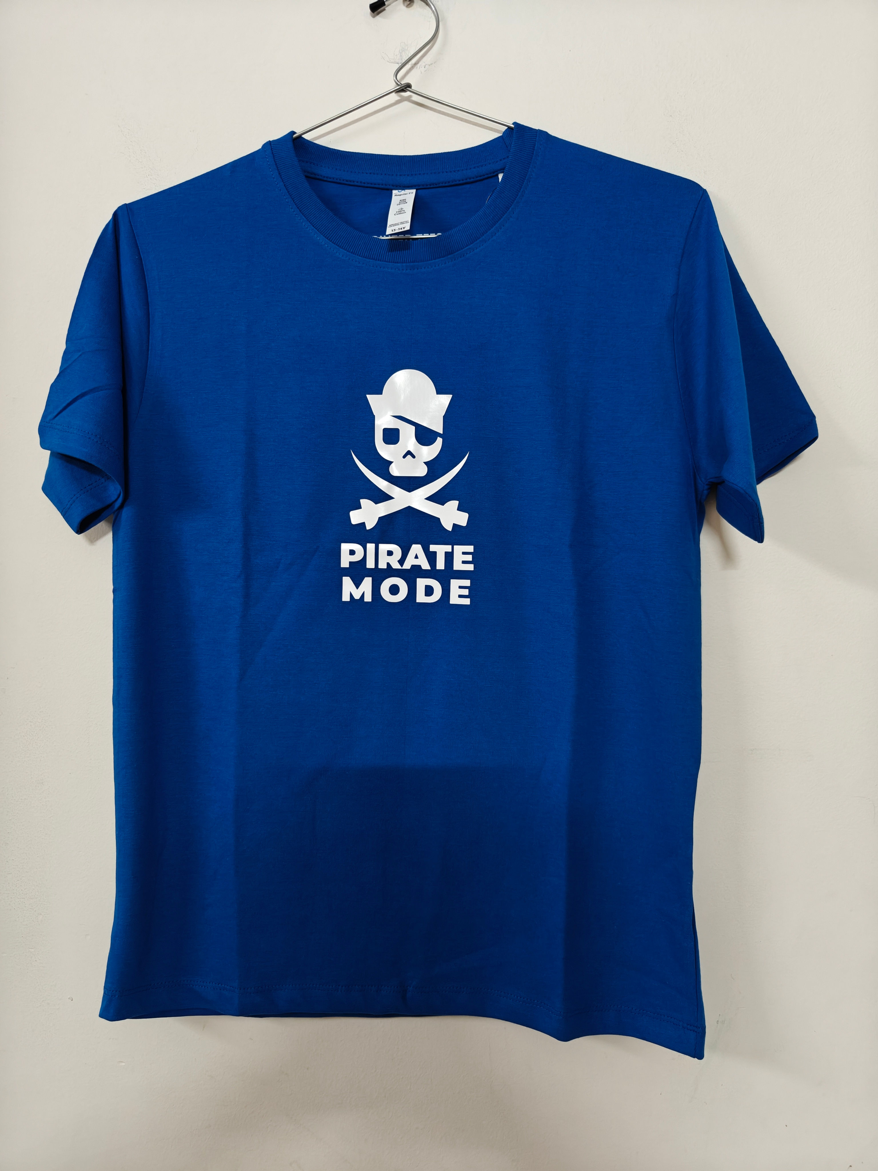 Unisex Kids Royal Blue cotton T-shirt