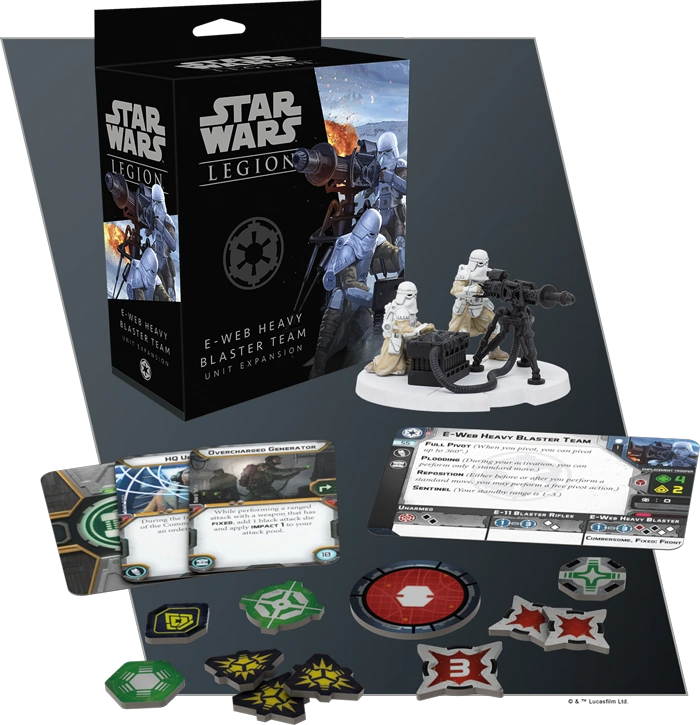 Star Wars: Legion – E-Web Heavy Blaster Team Unit Expansion