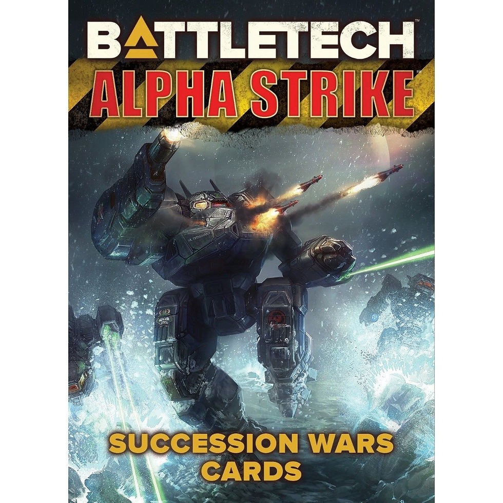 BattleTech AS Succession Wars Cards