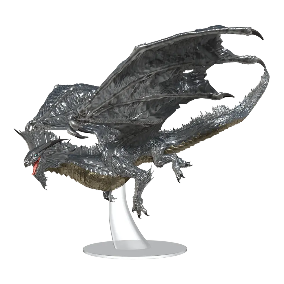D&D Icons of the Realms: Adult Silver Dragon