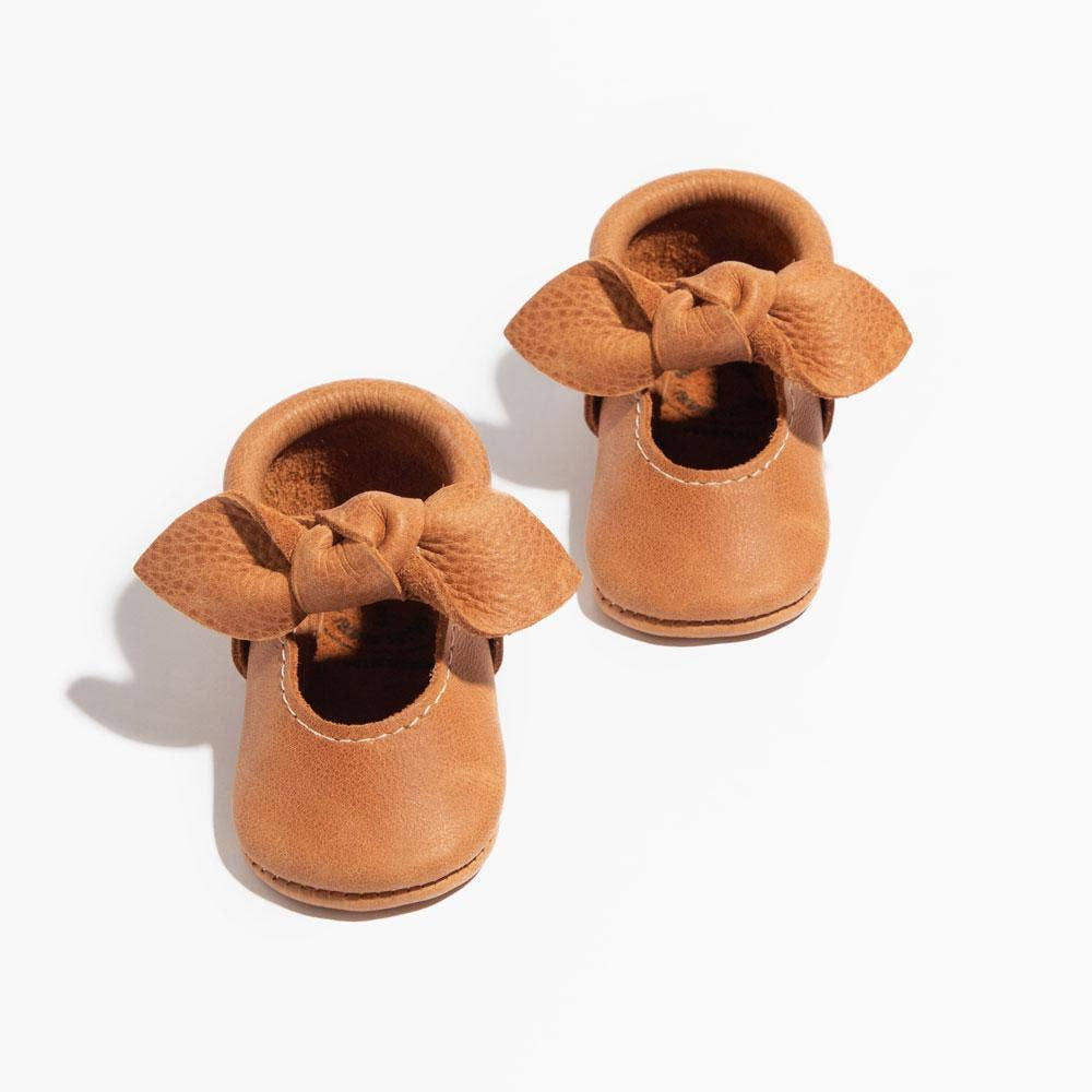 Freshly Picked - Zion Knotted Bow Baby Shoe soft sole