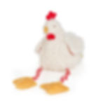 Stuffed chicken toy