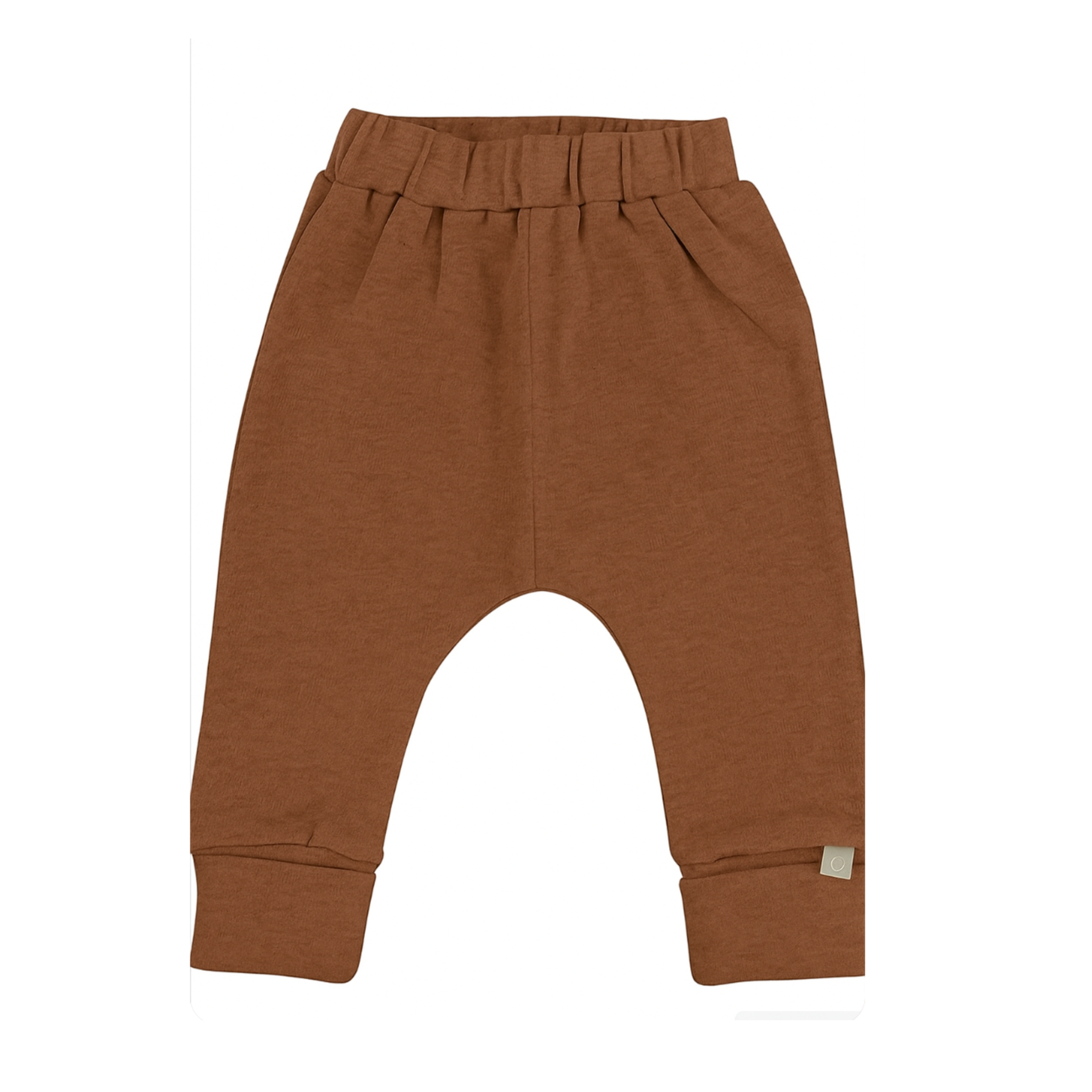 Cuffed pants organic| cinnamon