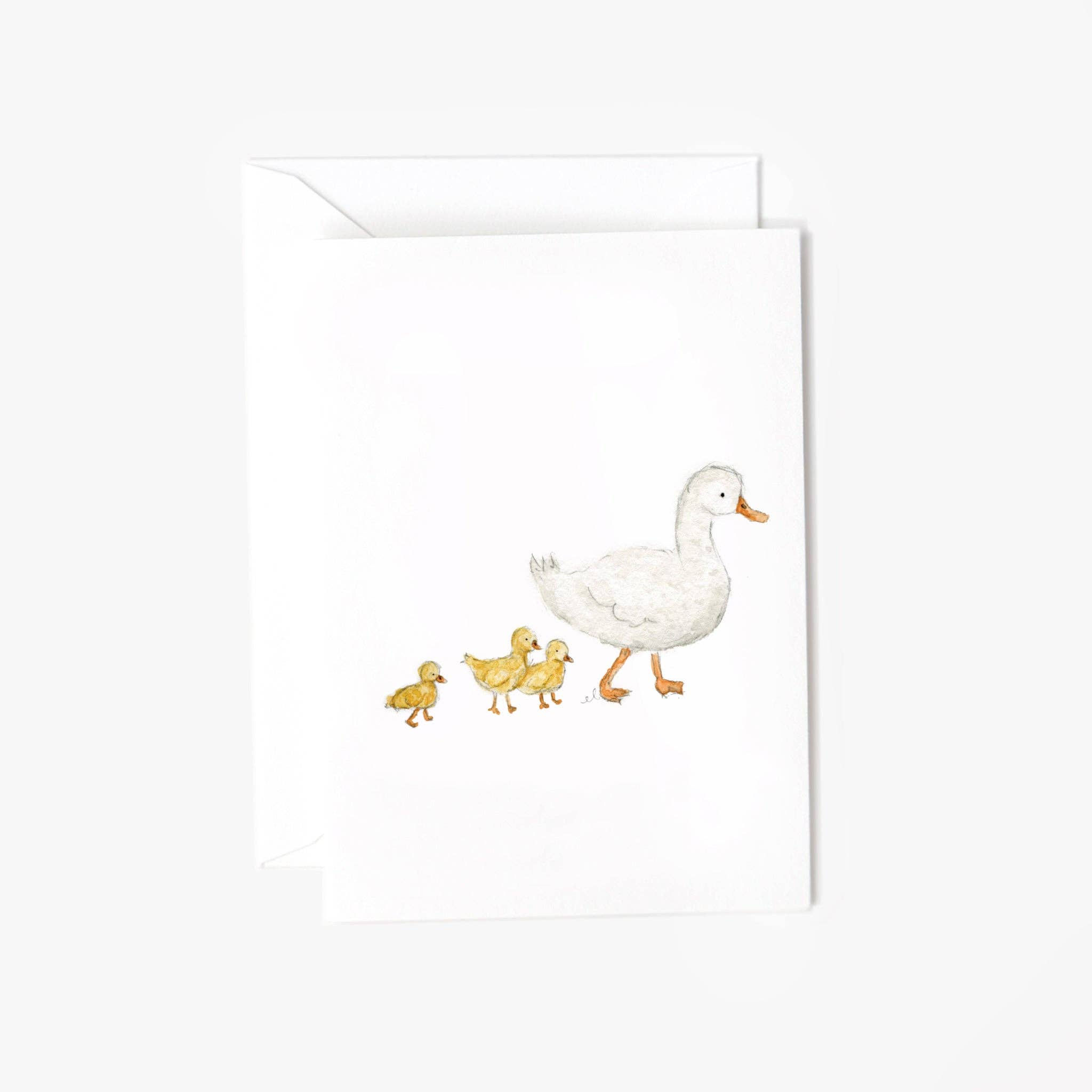 emily lex studio - Baby ducks mini notecard