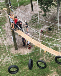 Challenge Course at Camp Frontier Summer Camp