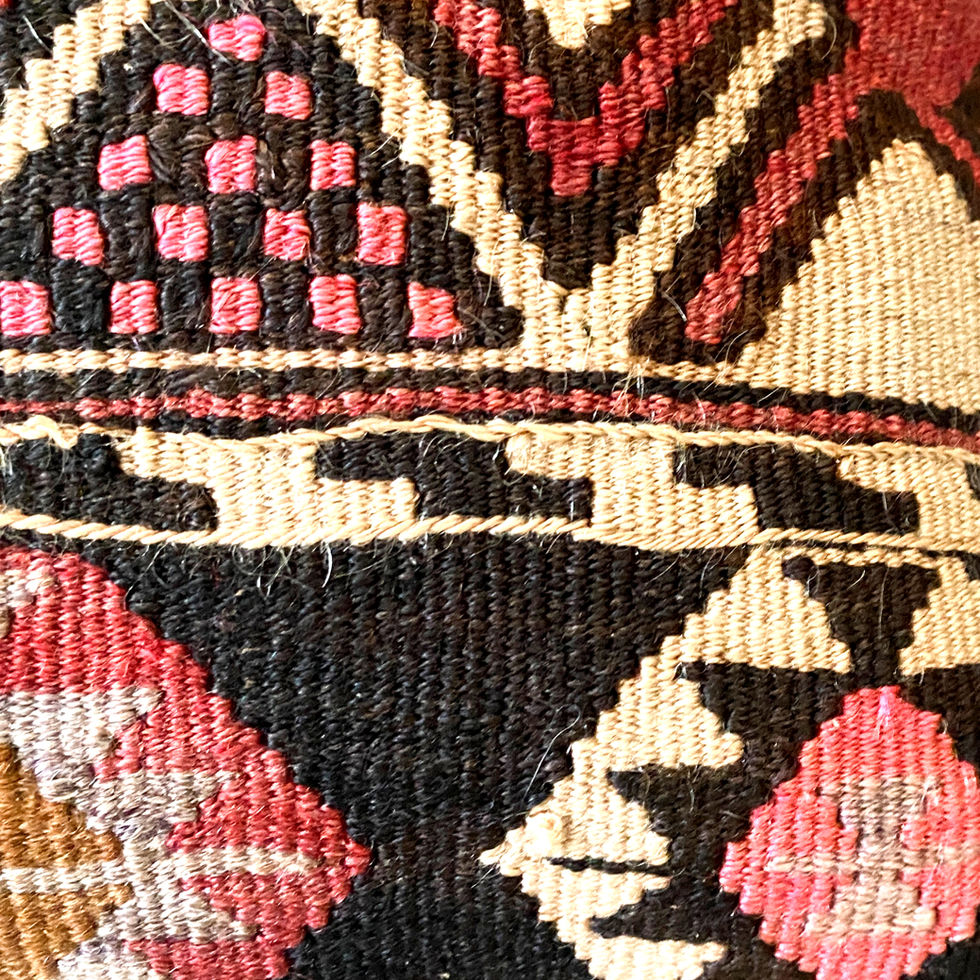 housse de coussin colorée en kilim, 40x40cm, de la marque Empires