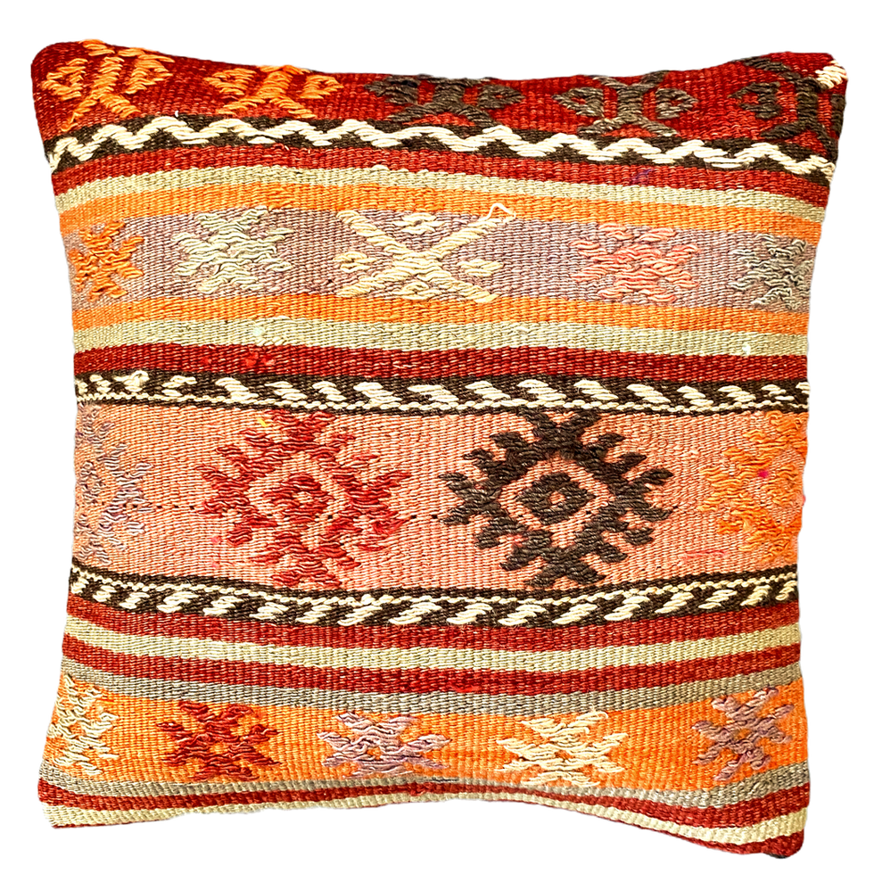 housse de coussin colorée en kilim, 40x40cm, de la marque Empires
