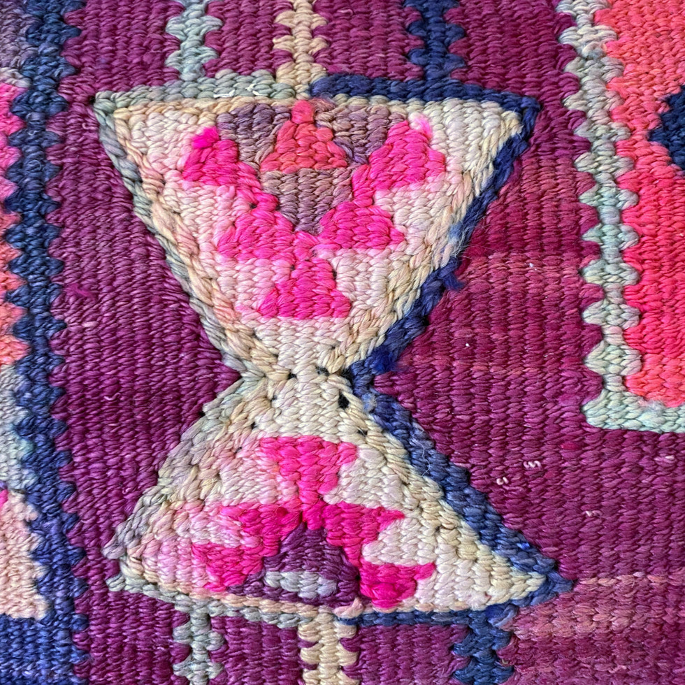 housse de coussin colorée en kilim, 40x40cm, de la marque Empires