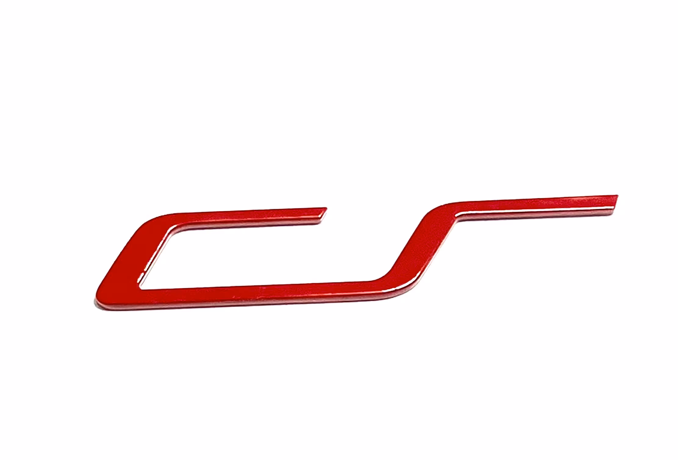 VW Golf GTI CLUBSPORT Emblem Logo, Schriftzug selbstklebend in Tornado Rot