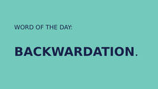 Backwardation
