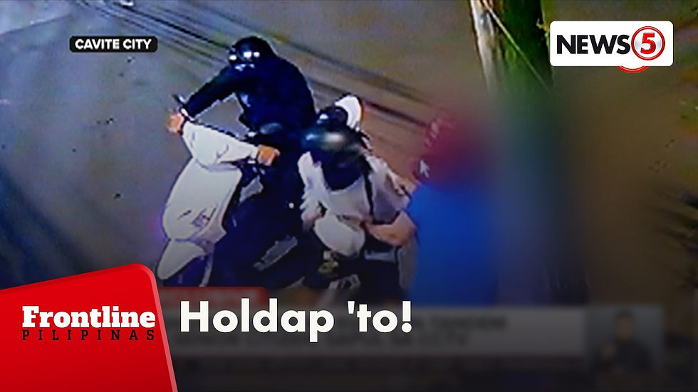 Panghoholdap ng riding-in-tandem sa senior citizen, sapul sa CCTV