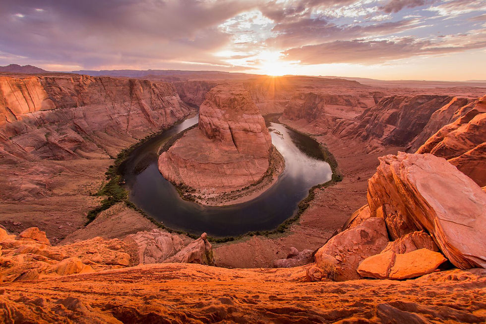 UT - HorseshoeBend tramonto