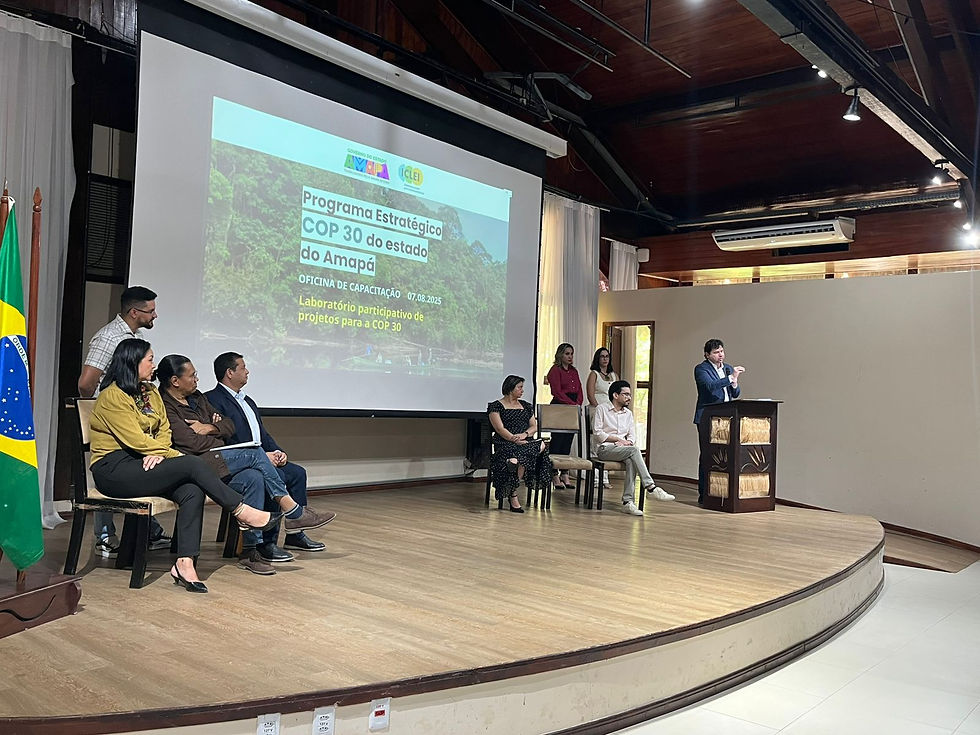 A iniciativa integra os esforços institucionais do Amapá na preparação para a COP30, que será realizada em Belém, no Pará.